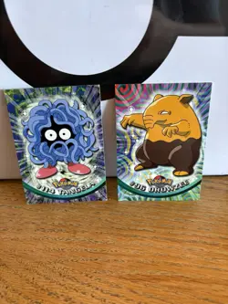 Tangela #114 And Drowzee #96 TV Animation Edition Topps Pokemon Card - Image 2