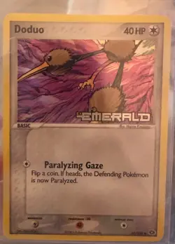Doduo 45/106 EX Emerald 2005 Reverse Holo Pokemon Card TCG - Image 1