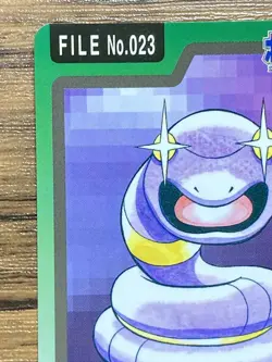 Pokemon Carddass Card Ekans File No.23 Bandai Pocket Monsters 1997 Japan - Image 3