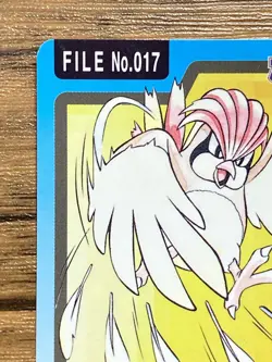 Pokemon Carddass Card Pidgeotto File No.17 Bandai Pocket Monsters 1997 Japan - Image 3