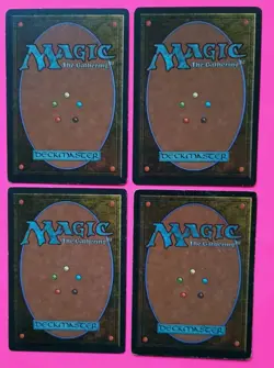 Magic the Gathering MTG Fourth Edition BLUE MANA BATTERY X 4 2 MP, 2 HP R 1995! - Image 2