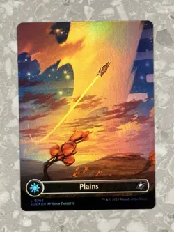 Plains #262 (Borderless) FOIL MTG Edge of Eternities NM X1 - Image 1
