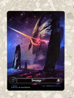 Swamp #264 (Borderless) FOIL MTG Edge of Eternities NM X1 - Image 1
