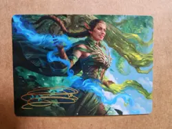 Gold Stamp Art Series NISSA, WORLDSOUL SPEAKER mtg Aetherdrift - Image 1