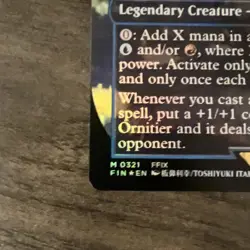 Vivi Ornitier - Foil - Borderless #321 MTG Final Fantasy Perfect Condition! - Image 5