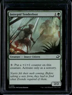 Intrepid Tenderfoot - 193 - Foil - EOE - NM - MTG Magic the Gathering - Image 1