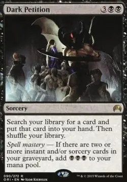 Dark Petition - Promo Pack NM, English MTG Kaldheim - Image 1