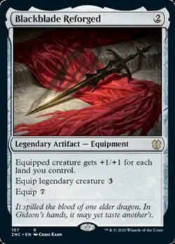 Blackblade Reforged NM, English MTG Zendikar Rising - Image 1