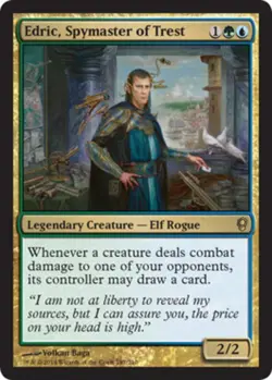 Edric, Spymaster of Trest LP, English MTG Conspiracy - Image 1