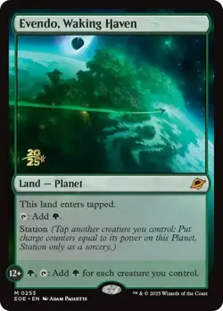 Evendo, Waking Haven - Foil - Prerelease Promo NM, English MTG Edge of Eternitie - Image 1