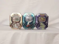 Pokemon TCG Slaking,Tyranitar & Darkrai Lot Of 3 New Sealed Collectors Tins - Image 1