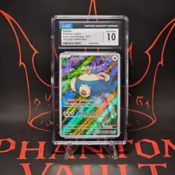 CGC 10 Snorlax 051 Scarlet & Violet 151 ETB Promo Pokemon - Image 1