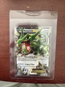 2015 Pokemon XY Roaring Skies Rayquaza EX #75/108 - Image 1