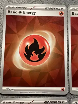 Holo Energy Pokemon Cards Lot Fire Fighting Water NM+ - Image 2