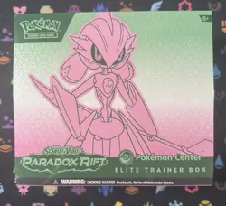 Paradox Rift Iron Valiant Pokemon Center Elite Trainer Box ETB Sealed - Image 1