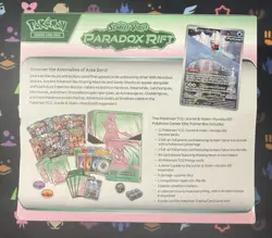 Paradox Rift Iron Valiant Pokemon Center Elite Trainer Box ETB Sealed - Image 2