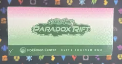 Paradox Rift Iron Valiant Pokemon Center Elite Trainer Box ETB Sealed - Image 3