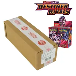 2025 Pokemon Scarlet & Violet Destined Rivals Factory Sealed Booster Box Case - Image 1