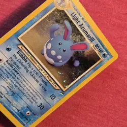 Pokemon WOTC Neo Destiny: Light Azumarill Holo 13/105 - LP - Image 3