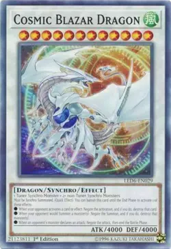 YUGIOH Cosmic Blazar Dragon Deck Complete 44 Cards - Image 1