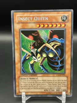 Insect Queen CT1-EN005 - Secret Rare - Moderately Played Limited YuGiOh! TCG - Image 2
