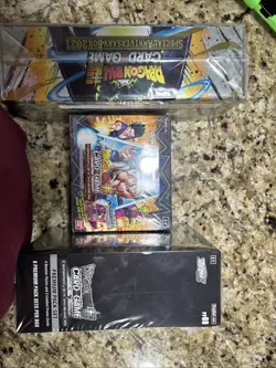 Dragon Ball Super Card Lot X 3 Boxes Dawn Of Z Legends Anniversary Box Premium - Image 1