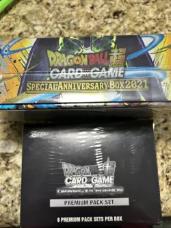 Dragon Ball Super Card Lot X 3 Boxes Dawn Of Z Legends Anniversary Box Premium - Image 3