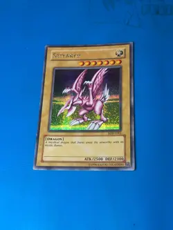 YUGIOH Secret Rare Seiyaryu SDD-E001 PLAYED - Image 1