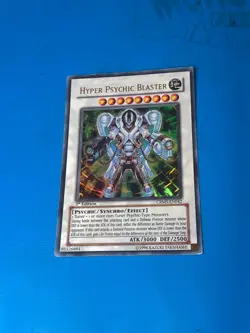 YUGIOH Ultra Rare Hyper Psychic Blaster CRMS-EN042 1st Edition PLAYED - Image 1