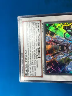 YUGIOH Ultra Rare Hyper Psychic Blaster CRMS-EN042 1st Edition PLAYED - Image 4