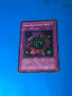 YUGIOH Super Rare Deck Devastation Virus FET-EN058 1st Edition PLAYED - Image 1