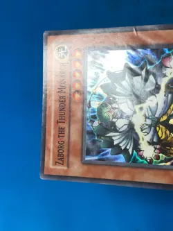 YUGIOH Super Rare Zaborg The Thunder Monarch AST-023 PLAYED - Image 3