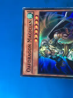 YUGIOH Super Rare Oafdragon Magician SDMP-EN004 1st Edition PLAYED - Image 3