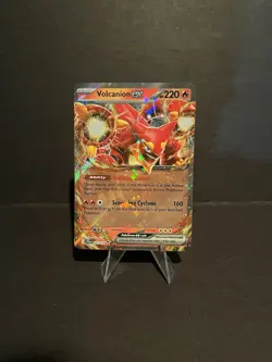 2025 Pokemon Journey Together #031/159 Volcanion ex DOUBLE RARE Holo Card NM - Image 1