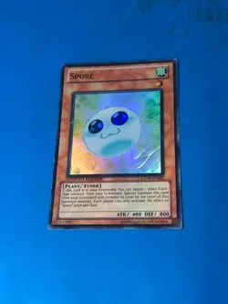YUGIOH Super Rare Spore GENF-ENSE2 PLAYED - Image 1