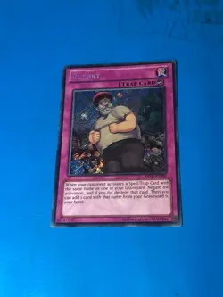 YUGIOH Secret Rare Retort ABYR-EN080 PLAYED - Image 1