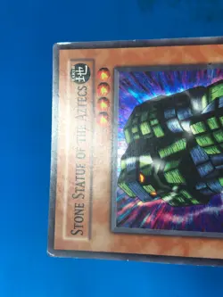 YUGIOH Super Rare Stone Statue Of The Aztecs AST-014 PLAYED - Image 3