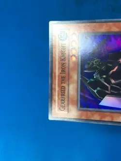 YUGIOH Super Rare Gearfried The Iron Knight PSV-E101 PLAYED - Image 3