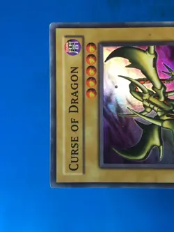 YUGIOH Super Rare Curse Of Dragon LOB-066 PLAYED - Image 3