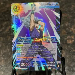 Son Gohan Apex of Rage EX24-20 Z Leader Foil Dragon Ball Super Card Game | NM - Image 1