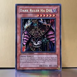 YuGiOh • Dark Ruler Ha Des • MC1-EN006 • Holo Secret Rare Limited Edition • LP - Image 1