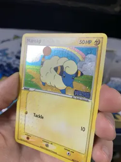 Pokemon Card Ex Unseen Forces Mareep 62/115 2005 Reverse Holo - Image 2