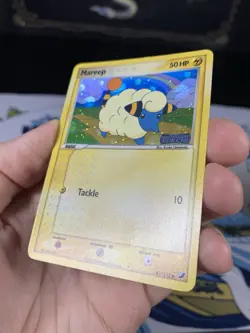 Pokemon Card Ex Unseen Forces Mareep 62/115 2005 Reverse Holo - Image 4