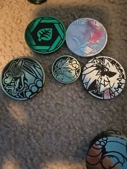 Lot of 5x Official Pokemon TCG Coins (No Duplicates)! - Image 4