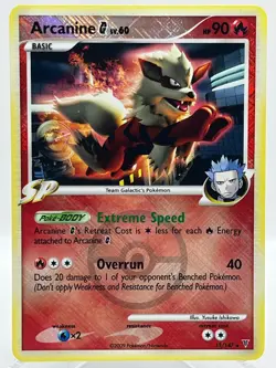 Arcanine G 15/147 Platinum Reverse Holo League Promo 2009 Pokemon TCG Card - Image 1