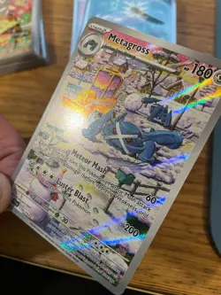 NEAR MINT! Metagross (178/162) Temporal Forces Illustration Rare Pokemon Card! - Image 4