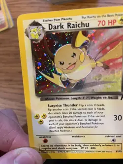 NEAR MINT! Dark Raichu (83/82) Holo Team Rocket Pokemon Card! FAST & FREE P&P! - Image 3