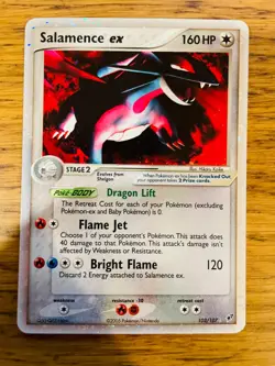 NEAR MINT! Salamence ex (103/107) EX Deoxys Holo Pokemon Card! FAST P&P! - Image 1