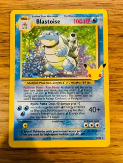 NEAR MINT! Blastoise (2/102) Celebrations Classic Holo Pokemon Card! FAST P&P! - Image 1