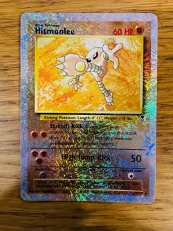 EXCELLENT! Hitmonlee (13/110) Reverse Holo Legendary Collection Pokemon Card! - Image 2